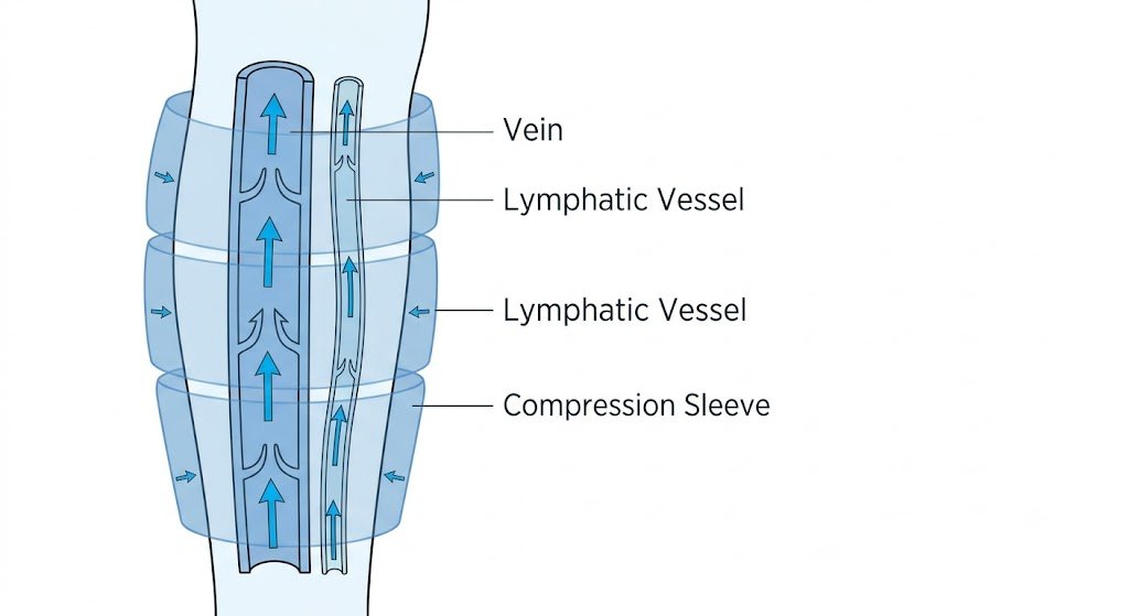 Reference diagram of the human lymphatic system vessels and nodes