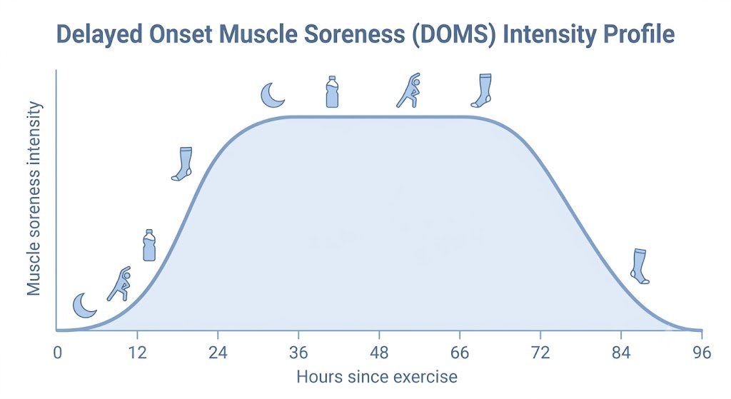Reference diagram of skeletal muscle fiber structure related to muscle soreness and recovery